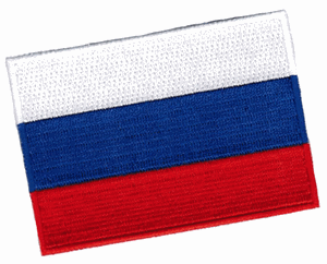 RUSSIA FLAG PATCH